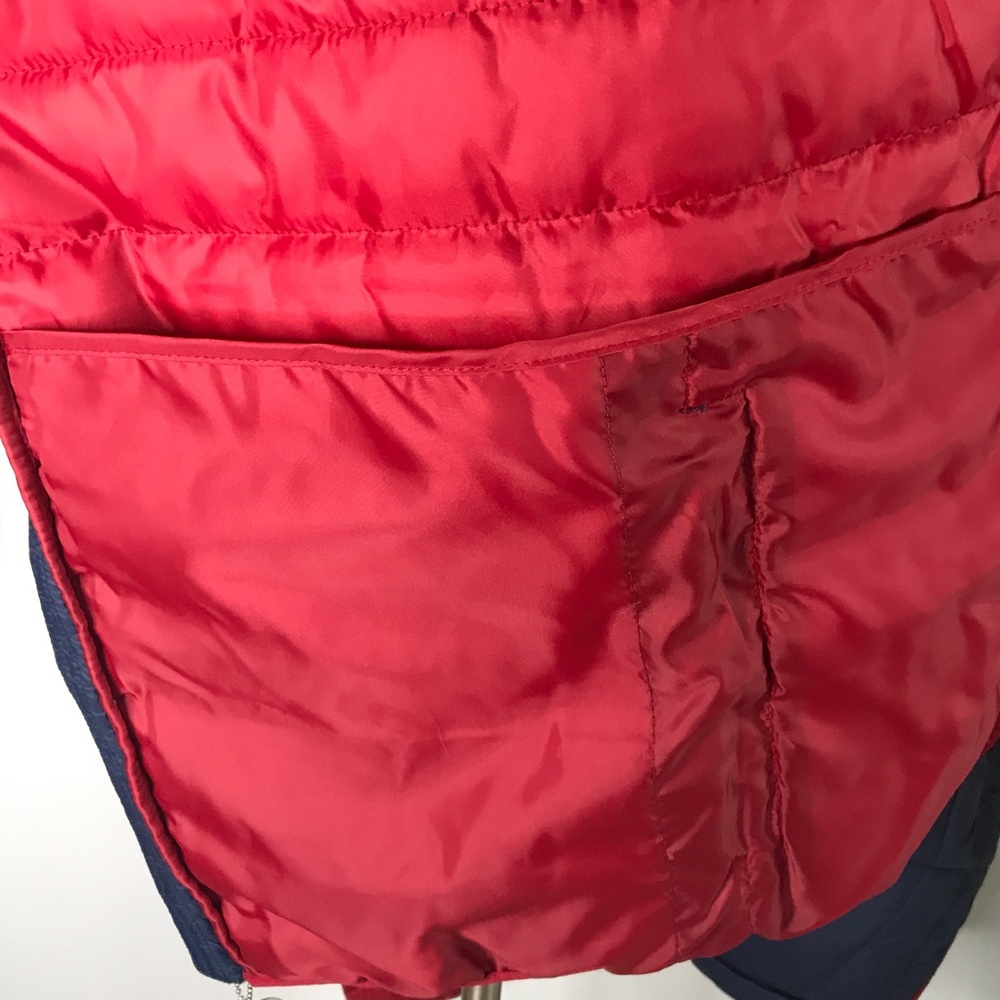 Swiss Tech Men's Packable Lightweight Puffer Jacket NWT Red Blue - Picture 10 of 13